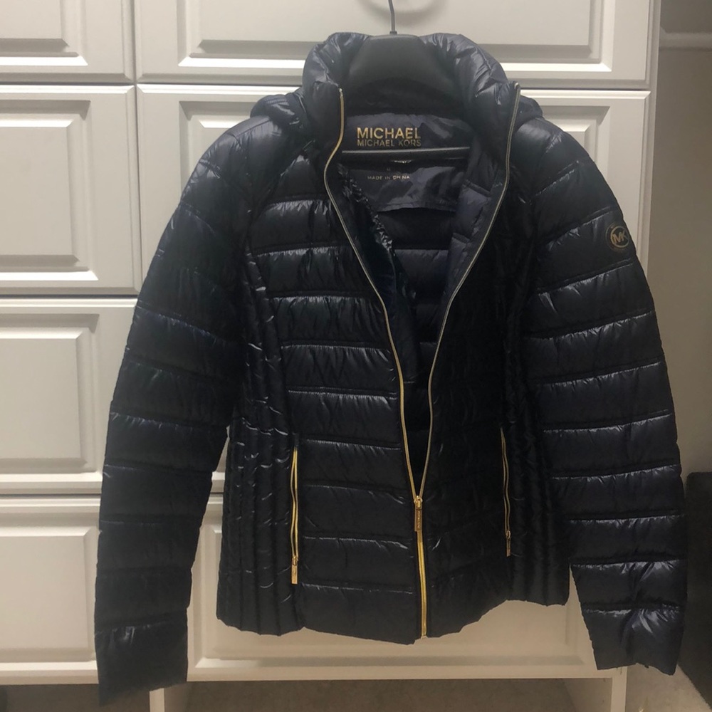 Micheal Kors packable down coat